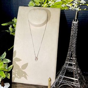 925 Italy silver necklace Slippers pendant marked